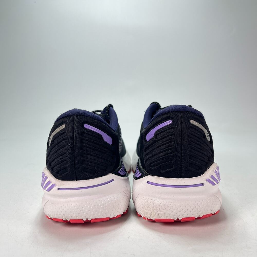 Brooks Adrenaline GTS 22 Black Purple Coral Sneakers 1203531D080 Women's Size 8 - Picture 4 of 8